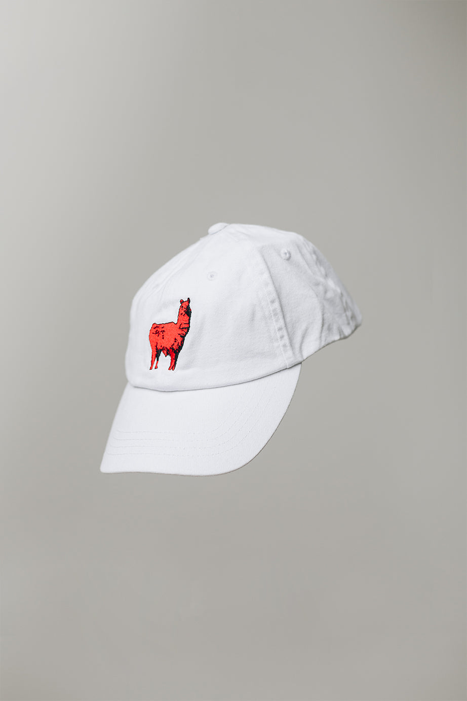 Llamas Don't Spit hat - White