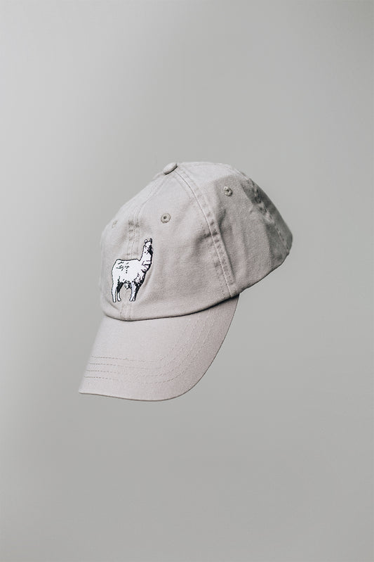 Llamas Don't Spit hat - Gray