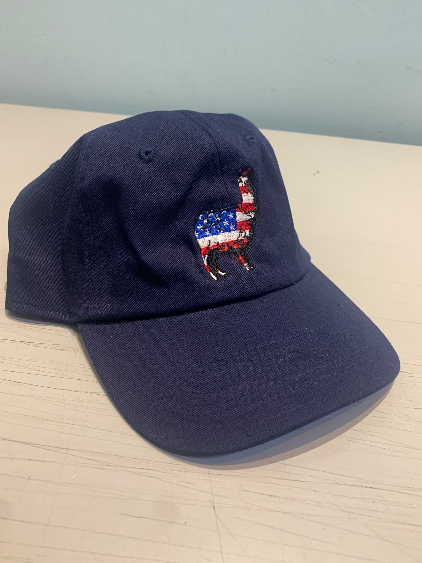 USA Llama Hat Navy